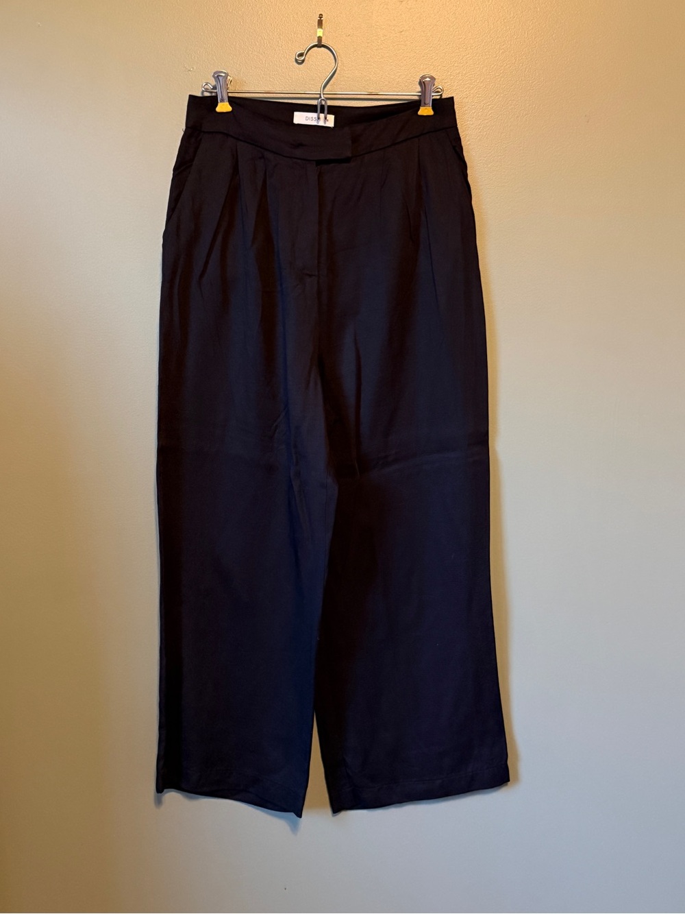 DISSH Black Wide Leg Trousers